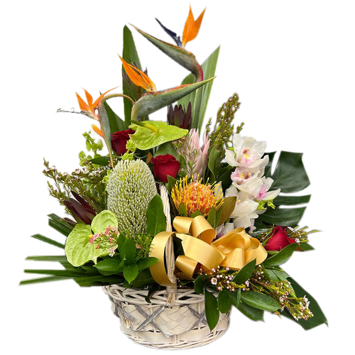 All In Basket 2024, Flowers by Cabramatta florist shop Flower Spot, South west Sydney, NSW