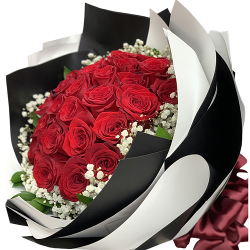 Halo Roses (25) | Valentine's Day flowers | Cabramatta Flower Spot